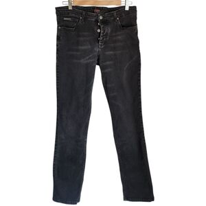 Zagid & Votaire Homme Strokes Anthra‎ Black Jeans Sz 32